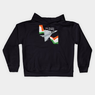 HAL Tejas Indian Fighter Fighterjet Aircraft India Pride Kids Hoodie